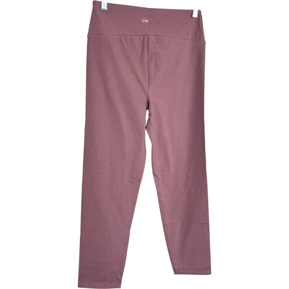 zuda Regular Basic Redefined Crop Legging Burgundy Rose XS NWOT Stretch Athletic - Picture 2 of 13
